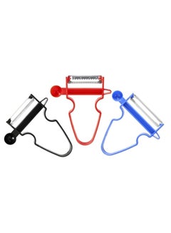 Buy 3-Piece Portable Vegetable Peeler Set Multicolour in Saudi Arabia