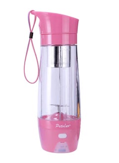 Buy USB Rechargeable Mini Juicer 430.0 ml H25631P Pink/Clear/Black in UAE