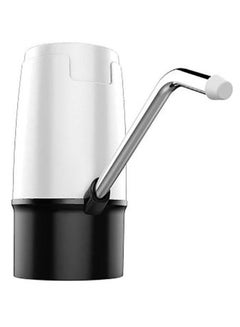 Buy Automatic Pump New Fashion Portable USB Fast Charging Electric Dispenser Water For Home Kitchen H27240WB White/Silver/Black in UAE