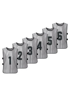 Buy 6-Piece Quick Drying Scrimmage Practice Vest Set 43 x 63cm in Saudi Arabia