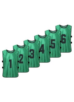 Buy 6-Piece Quick Drying Scrimmage Practice Vest Set 43 x 63cm in Saudi Arabia