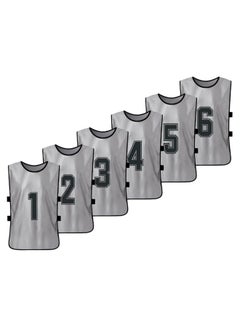 Buy 6-Piece Quick Drying Scrimmage Practice Vest Set 32 x 55cm in Saudi Arabia