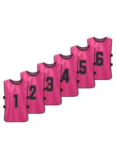 Buy 6-Piece Quick Drying Scrimmage Practice Vest Set 32 x 55cm in Saudi Arabia