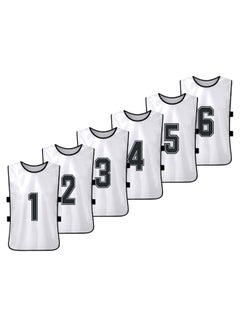 Buy 6-Piece Quick Drying Scrimmage Practice Vest Set 32 x 55cm in Saudi Arabia