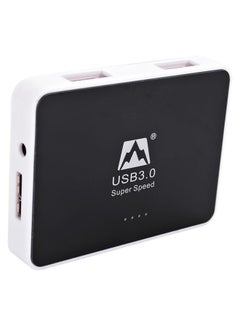 Buy 4-In-1 USB 3.0 Hub Black/White in Saudi Arabia