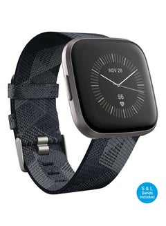 Buy Versa 2 Special Edition (NFC) Smartwatch Smoke Woven/Mist Grey Aluminum in Saudi Arabia