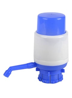 اشتري موزع ماء بمضخة يدوية أزرق/ أبيض standard في السعودية