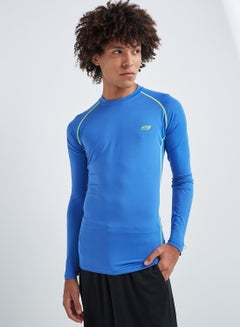 Buy Long Sleeve T-Shirt Blue in UAE