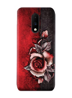 Buy Protective Case Cover For Oneplus 7 Vintage Rose Pattern in UAE