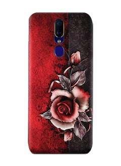 Buy Protective Case Cover For OPPO F11 Vintage Rose Pattern in UAE