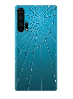 اشتري Protective Case Cover For Honor 20 Pro نمط شبكة العنكبوت بلون أزرق في الامارات