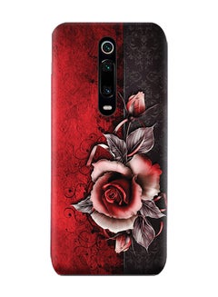 Buy Protective Case Cover For Xiaomi Mi 9T Vintage Rose Pattern in UAE