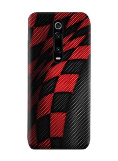 Buy Protective Case Cover For Xiaomi Mi 9T Sports Red / Black Pattern in UAE