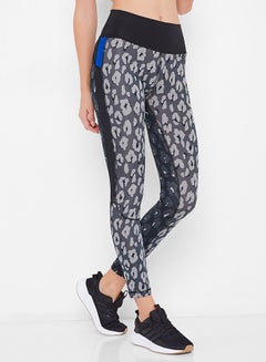 Buy Believe This Iteration 7/8 Tights Mgsogr/Black/Print in UAE