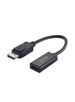 Buy DP To HDMI Adapter Cable Black in Saudi Arabia