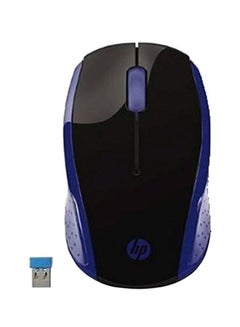 Buy 200 Wireless Optical Mouse Blue/Black in Egypt