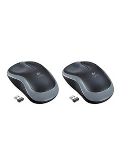 Buy 4-Piece Wireless Optical Mouse With Receiver Set Swift Grey in Egypt