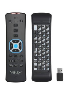Buy 2-In-1 Remote Control And Wireless Keyboard Black in UAE