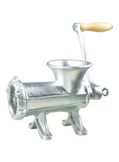 Buy Manual Meat Grinder Silver/Beige 26x17centimeter in Saudi Arabia