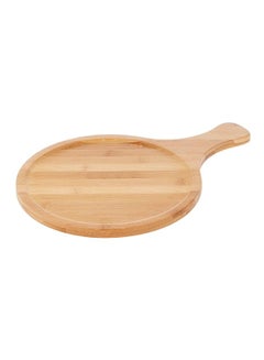 Buy Wooden Pizza Plate Brown 39x27cm in Saudi Arabia