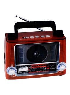 Buy Bluetooth Radio Speaker Brown/Black/Silver in Saudi Arabia