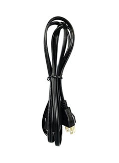 Buy 3-Pin Female To Male Power Cable Black in UAE