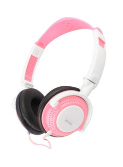 اشتري Wired On-Ear Gaming Headphones With Mic Pink في السعودية