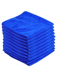 Buy 10-Piece Car Cleaning Microfiber Towel Set in UAE
