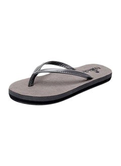 Buy Slip-on Casual Flip Flops Brown/Black in Saudi Arabia