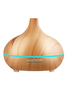 Buy Aroma Ultrasonic Essential Oil Diffuser Humidifier Brown in UAE