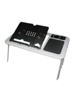 اشتري E-Stand Laptop Table Black/White في السعودية