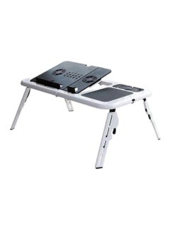 Buy Portable Laptop Table White/Black in UAE