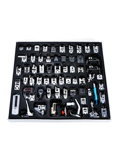 Buy 62 Piece Professional Domestic Sewing Machine Presser Foot Set Silver 31X2.8X28kg in Saudi Arabia