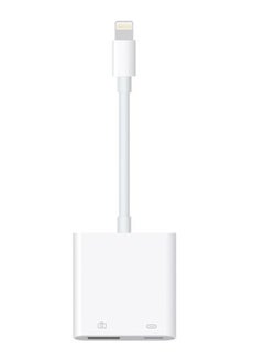 Buy USB And Camera To Lightning Adapter White in Saudi Arabia