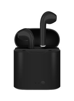 Buy i7S TWS Wireless Bluetooth In-Ear Earbuds With Mic Black in Saudi Arabia