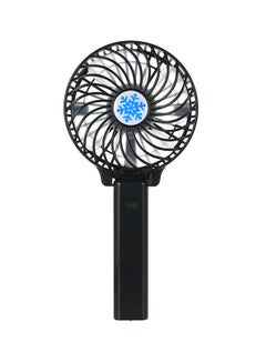 Buy Portable USB Battery Rechargeable Fan HJK-64 Black in Saudi Arabia