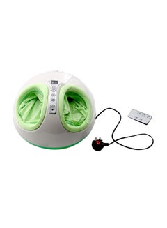 Buy Electric Heating Foot Massager White/Green in Egypt