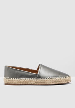 Buy Espadrilles In Metallic Grey in UAE