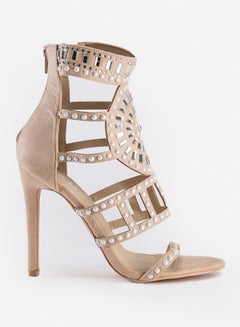 open toe gladiator heels
