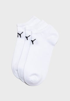 Buy 3-Pair Sneaker-V Socks Set White in UAE