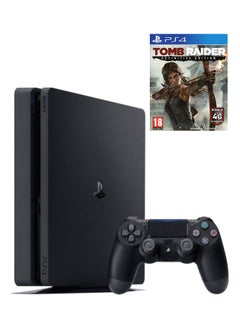 اشتري بلايستيشن 4 سليم سعة 500 جيجابايت + لعبة الفيديو "Tomb Raider: Definitive Edition" في السعودية