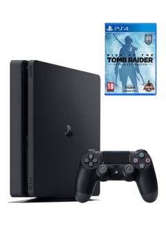 Buy PlayStation 4 Slim 500GB Console + Rise Of The Tomb Raider 20 Year Celebration in UAE