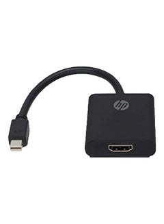 اشتري محول من مدخل ميني ديسبلاي بورت إلى HDMI أسود في مصر