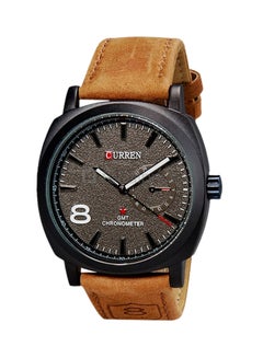 Buy Men's Leather Analog Watch 8139 in UAE