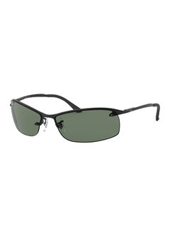 اشتري نظارة شمسية سايد ستريت بإطار مستطيل الشكل طراز RB3183 - مقاس العدسة: 63 مم - لون أسود في الامارات