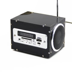 Buy Multifunctional DIY Stereo Speaker With Battery Charger E022A-4 Black in UAE