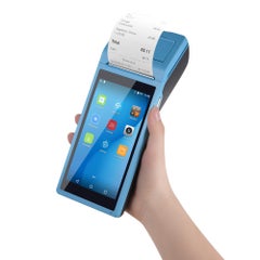 Buy Handheld PDA POS Terminal Wireless Receipt Printer 21.5x8.6x5.3centimeter Blue in Saudi Arabia