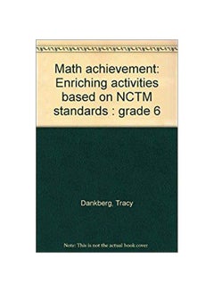 Buy Math Achievement: Enriching Activities Based On NCTM Standar Grade 6 paperback english in Egypt