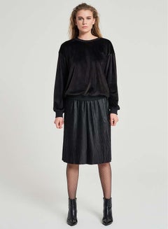 Buy Casual Skirt Black in UAE