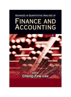 Buy Advances In Quantitative Analysis Of Finance And Accounting Hardcover English by Lee Cheng-Few - 30-Oct-07 in Egypt